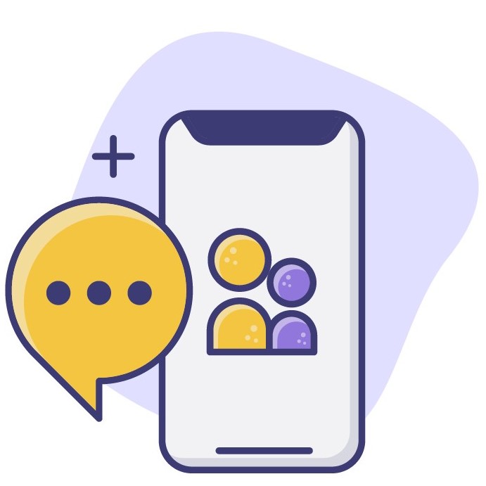 chat bubbles icon